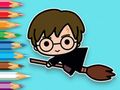 Xogo Libro para colorear: Potter voador  en liña
