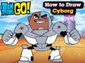 Xogo Teen Titans Go! Como deseñar Cyborg  en liña