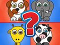 Xogo Quiz para nenos: sentido común dos animais  en liña