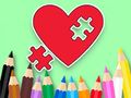 Xogo Libro para colorear: BTS Heart Jigsaw  en liña