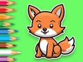 Xogo Libro para colorear: Baby Fox  en liña