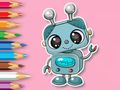 Xogo Libro para colorear: Smile Robot  en liña