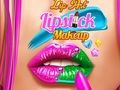 Xogo Maquillaxe de batoms Lip Art  en liña