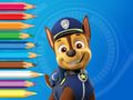 Xogo Libro para colorear: Paw Patrol Chase  en liña