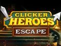Xogo Os heroes do clicker escapan en liña