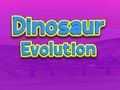Xogo Evolución dos dinosauros  en liña