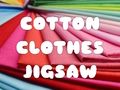 Xogo Rompecabezas de roupa de algodón  en liña