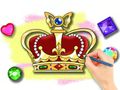 Xogo Libro para colorear: Royal Crown  en liña