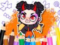 Xogo Libro para colorear: Avatar World Cute Devil en liña Xogo Libro para colorear: Avatar World Cute Devil en liña