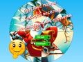 Xogo Puzzle redondo Recolle imaxes divertidas de Nadal  en liña