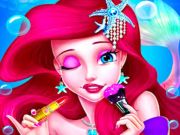 Xogo Maquillaxe Mermaid Princess Beauty  en liña