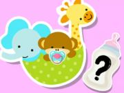 Xogo Quiz para nenos: Chámame o nome do bebé  en liña