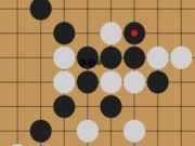 Xogo Gomoku: cinco pedras seguidas  en liña