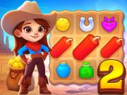 Xogo Wild West Match 2: A febre do ouro  en liña