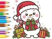 Xogo Libro para colorear: entrega de sorpresas de Nadal  en liña