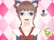 Xogo Linda rapaza de anime vestir  en liña