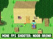 Xogo Mine FPS Shooter: Noob Arena en liña