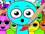 Xogo Tempo de colorear Sprunki  en liña