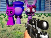 Xogo Xogo Sprunki Sniper Squid  en liña