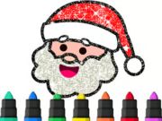 Xogo Libro para colorear: agasallo de Papá Noel  en liña