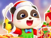 Xogo Crebacabezas: Baby Panda Christmas Chef  en liña