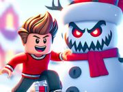 Xogo Puzzle Jigsaw: batalla de bola de neve Roblox  en liña