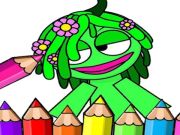 Xogo Anime da música para colorear sprunki  en liña