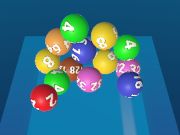 Xogo Fusiona as bolas 2048: billar!  en liña