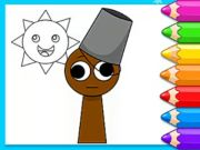 Xogo Libro para colorear: Sprunki Brud  en liña