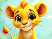 Xogo Puzzle Jigsaw: Baby Simba  en liña