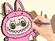Xogo Libro para colorear: Labubu  en liña