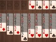 Xogo Freecell de madeira  en liña