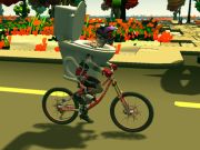 Xogo Montar en bicicleta de aseo de Skibidi  en liña