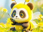 Xogo Puzzle Jigsaw: Panda Bee  en liña