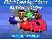Xogo Skibidi hixiene de squid kart carreiras en liña  en liña