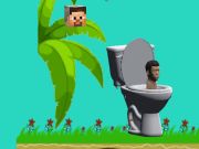 Xogo Spinning Skibidi hixiene flappy Minecraft  en liña