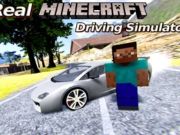 Xogo Real Simulador de condución de Minecraft  en liña