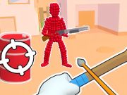 Xogo Stickman Archer: disparando frechas a Reds  en liña