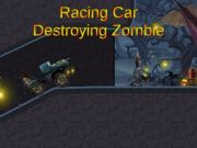 Xogo Racing Car Destruting Zombie  en liña