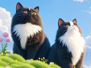 Xogo Puzzle de puñadas: sesta de gato  en liña