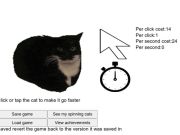 Xogo Spinning Cat Clicker  en liña