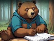 Xogo Rescate de oso de escritores intelixentes  en liña