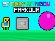 Xogo 2d Obby Rainbow Parkour  en liña