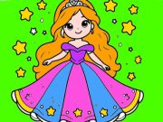 Xogo Volver á escola Princess Coloring Book  en liña