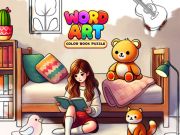Xogo Word Art: Color Book Puzzle en liña