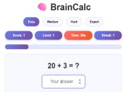 Xogo Braincalc en liña