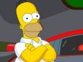 Xogo Aparcadoiro de vehículos de Simpsons  en liña