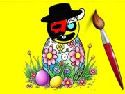 Xogo Coloración de Pascua Sprunki en liña