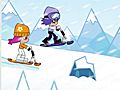 Xogo Nunha scooter na neve en liña