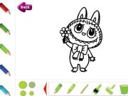 Xogo Páxinas para colorear Labubu en liña
